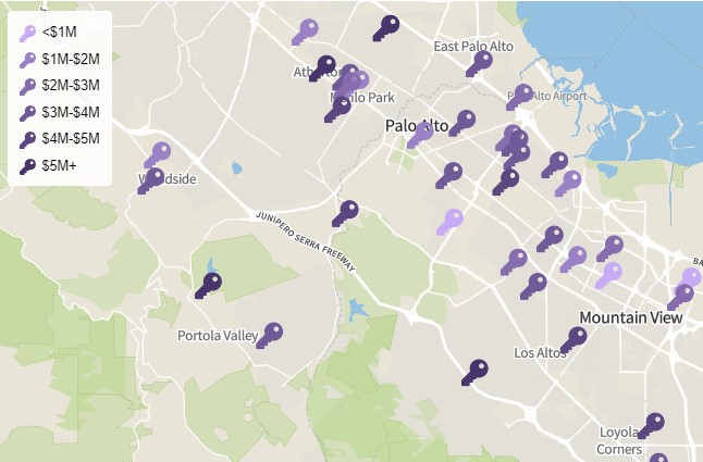 Peninsula home sales: From $780K to $30M, here’s what homes sold for this week
